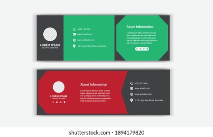 einfache, professionelle und moderne Corporate E-Mail-Signatur