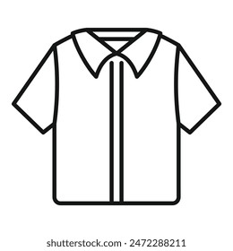 Simple and professional design featuring a collared shirt, perfect for conveying professionalism