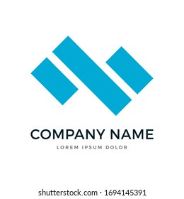 Simple, professional and elegant company logo with minimalist style