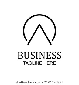 Simple professional logo design identity
