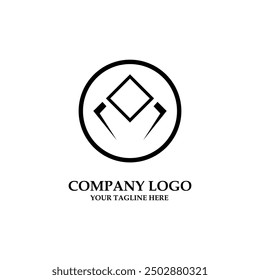 Simple professional logo design template