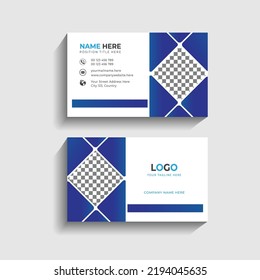 Simple Professional Modern And Creative Business Card Design Template For Business Company Agency Corporate