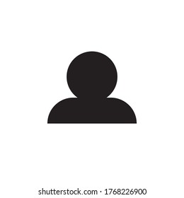 Diseño de iconos de avatar de perfil simple
