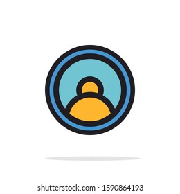 simple profile design icons  for your web site design, logo, app, UI, vector illustration