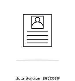 simple profile design icons  for your web site design, logo, app, UI, vector illustration