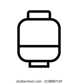 Simple Propane Gas Icon. Vector.