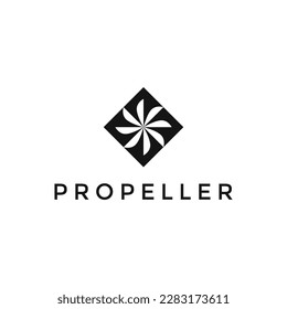 Simple Propeller Logo Design Template