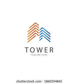 Simple property and architcture logo design concept