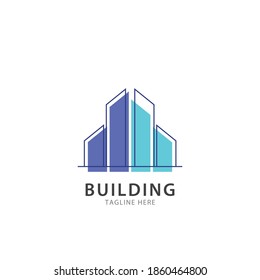 Simple property and architcture logo design concept