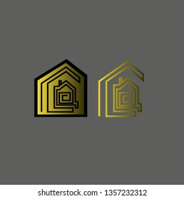 simple property logo vector template