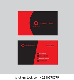 Simple psd business card template