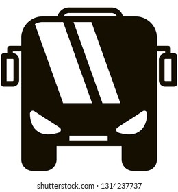Simple of Public Transportation Related Vector mono Icons.  256x256 Pixel Perfect. - Vector. Bus Vector