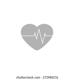 Simple pulse heart icon.
