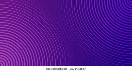 Simple purple abstract background with circle line pattern. vector ilustration