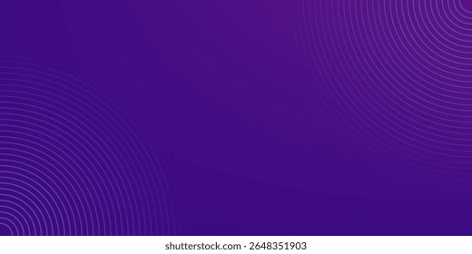 Simple purple abstract background with circle line motif