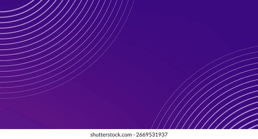 Fundo abstrato roxo simples com motivo de linha circular