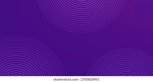 Simple purple abstract background with circle line motif