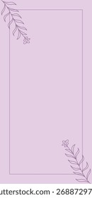 Einfaches, violettes, ästhetisches Design, Hintergrund