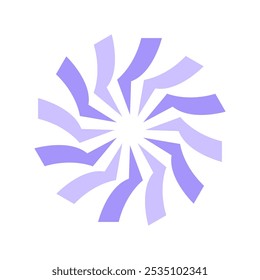 Simple purple circle elements vector illustration, abstract purple circle vector isolated on a white background
