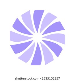 Simple purple circle elements vector illustration, abstract purple circle vector isolated on a white background