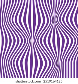 padrão de linha de distorção vertical de onda de cor roxa simples