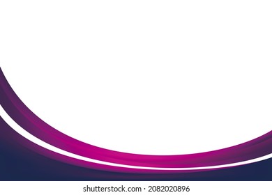 Simple Purple and Pink Curvy Background Design Template Vector, Purple Pink Background Element with Copy Space for Text