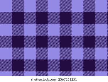 Simple purple tone plaid seamless pattern vector. Background graphic tartan fashion design use for print, texture, cloth, fabric, flannel.	