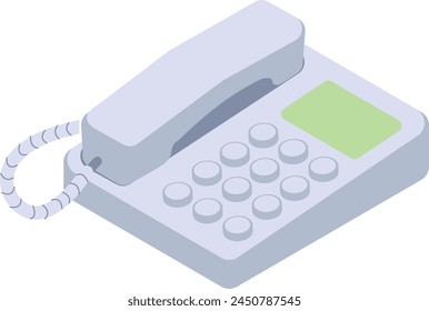 Simple push button landline phone