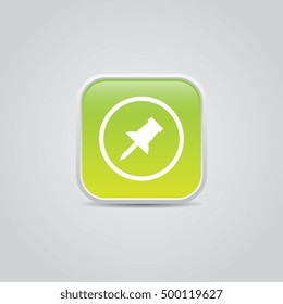 Simple Push Pin Icon