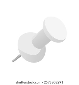 Simple Push Pin Illustration, Icon, Stationery, thumbtack