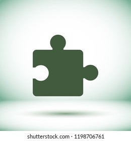 Simple puzzle icon
