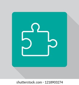 Simple puzzle icon