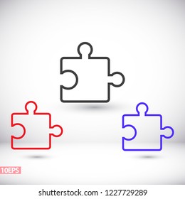 Simple puzzle icon