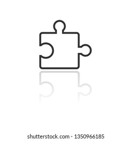 Simple puzzle icon
