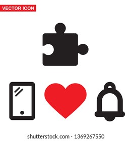 Simple puzzle icon