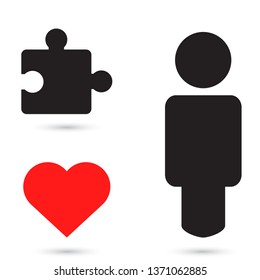 Simple puzzle icon