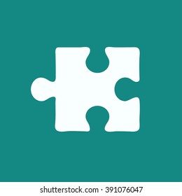 Simple puzzle icon.