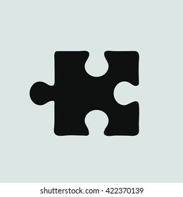 Simple puzzle icon