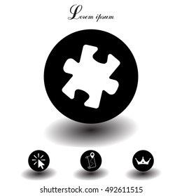 Simple puzzle icon