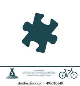 Simple puzzle icon