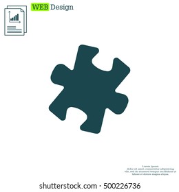 Simple puzzle icon