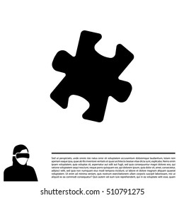 Simple puzzle icon