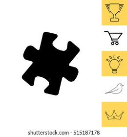 Simple puzzle icon