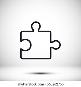 Simple puzzle icon