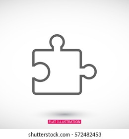 Simple puzzle icon