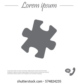 Simple puzzle icon