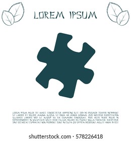 Simple puzzle icon