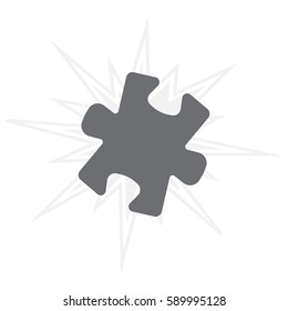 Simple puzzle icon