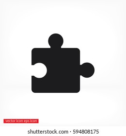 Simple puzzle icon