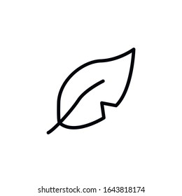 Simple quill line icon. Stroke pictogram. Vector illustration isolated on a white background. Premium quality symbol. Vector sign for mobile app and web sites.